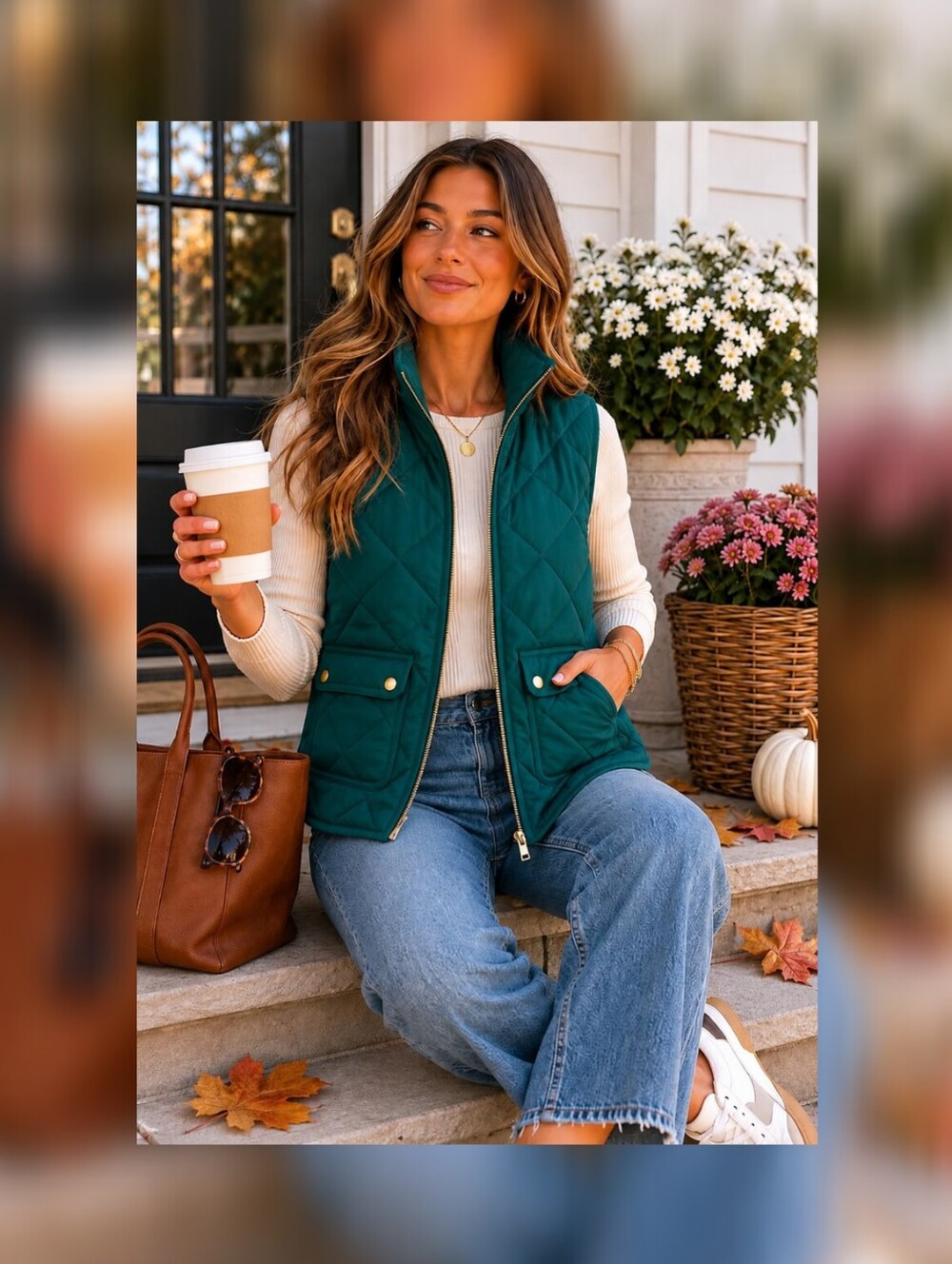 J.Crew Quilted Excursion Utility Puffer Vest S